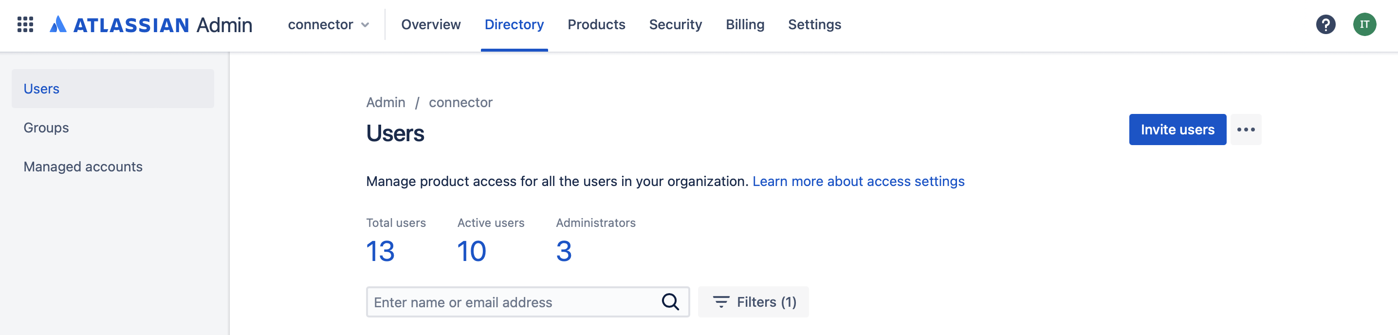 cc centralized users