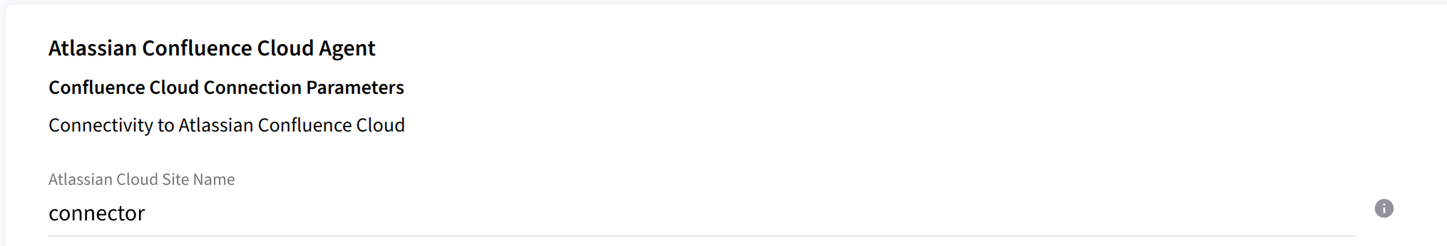 cc connector site name