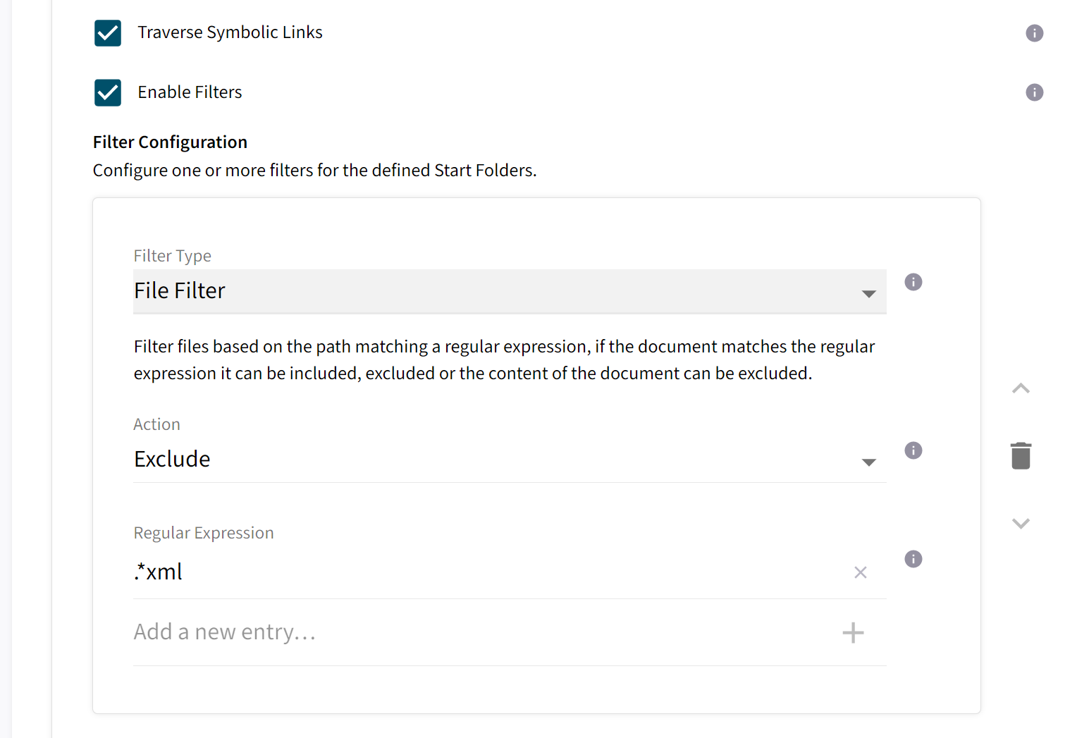 File System Filter Configuration