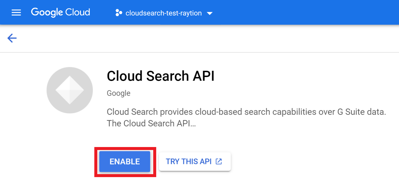 enable apis enable api