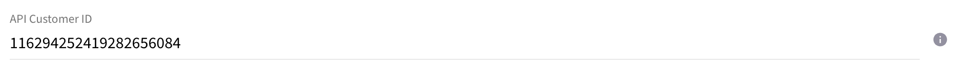 gcs account settings customer id